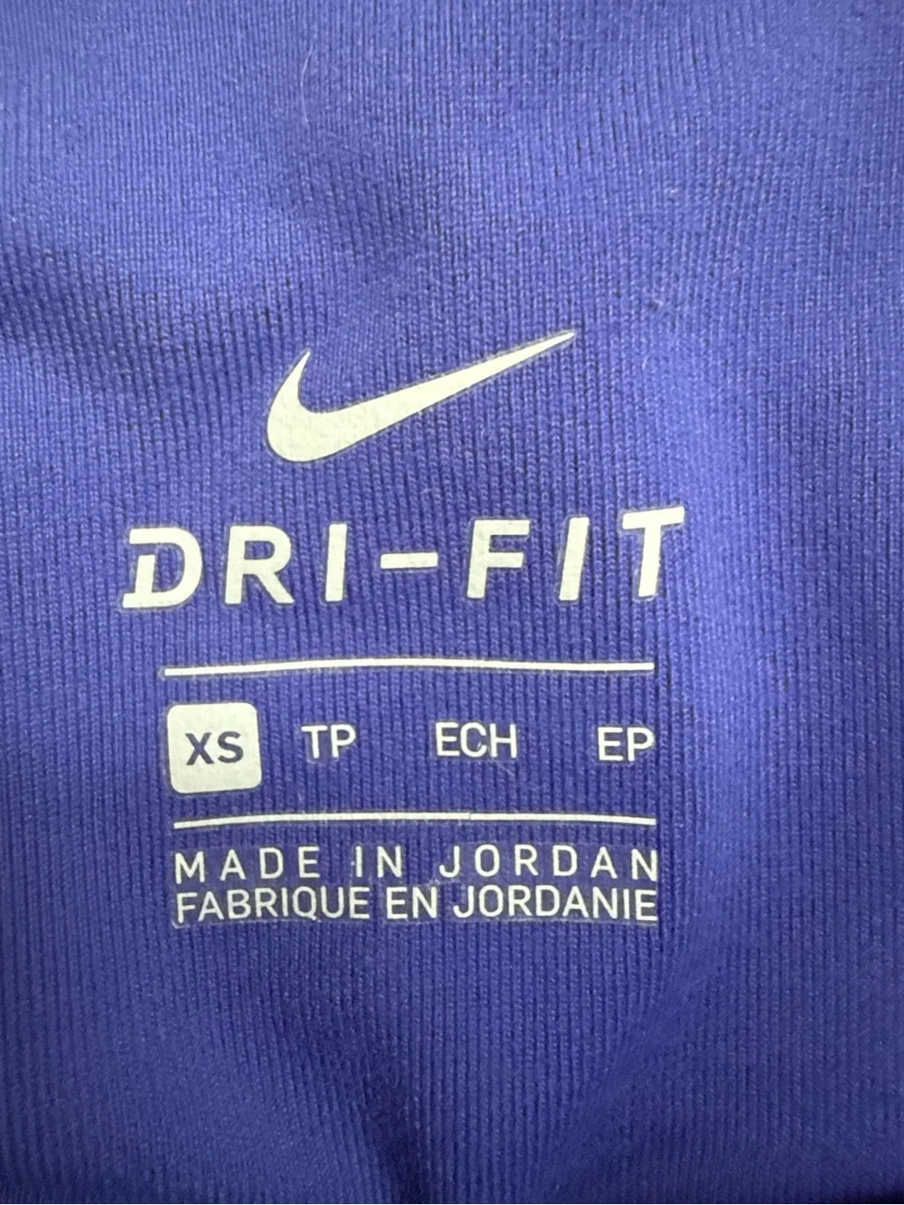 Nike Dri-FIT Women’s XS High-Waist Performance Active Leggings Purplish Blue